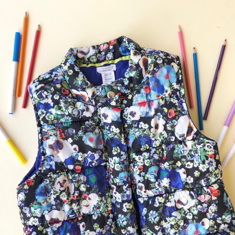 Girls Cynthia Rowley Dreampop Puffer Vest